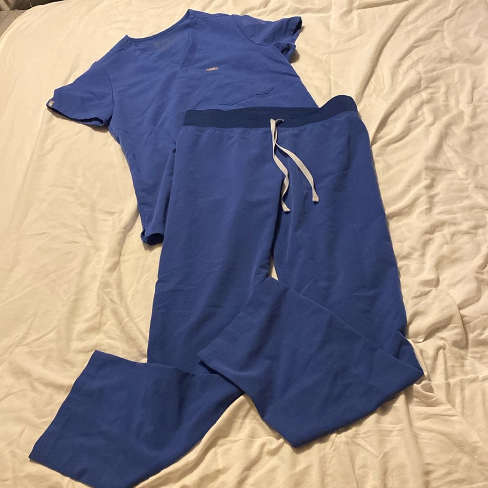 FIGS Denim (blue) Size Small Scrub Set
